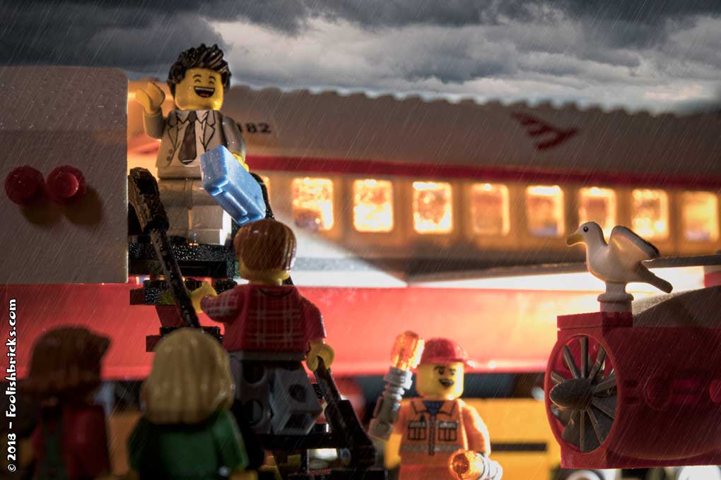 Lego photo - business trip plane flight
